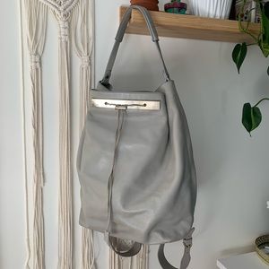 Genuine leather backpack made in Italy